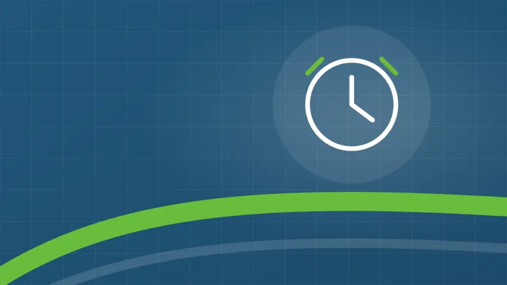 Illustration: Uhr als Symbol für die Arbeitszeit